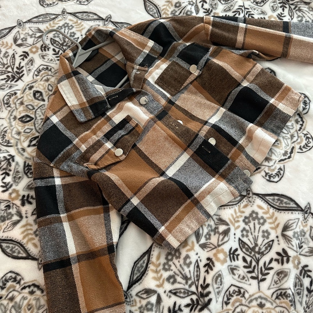 Jacket in Black and Brown